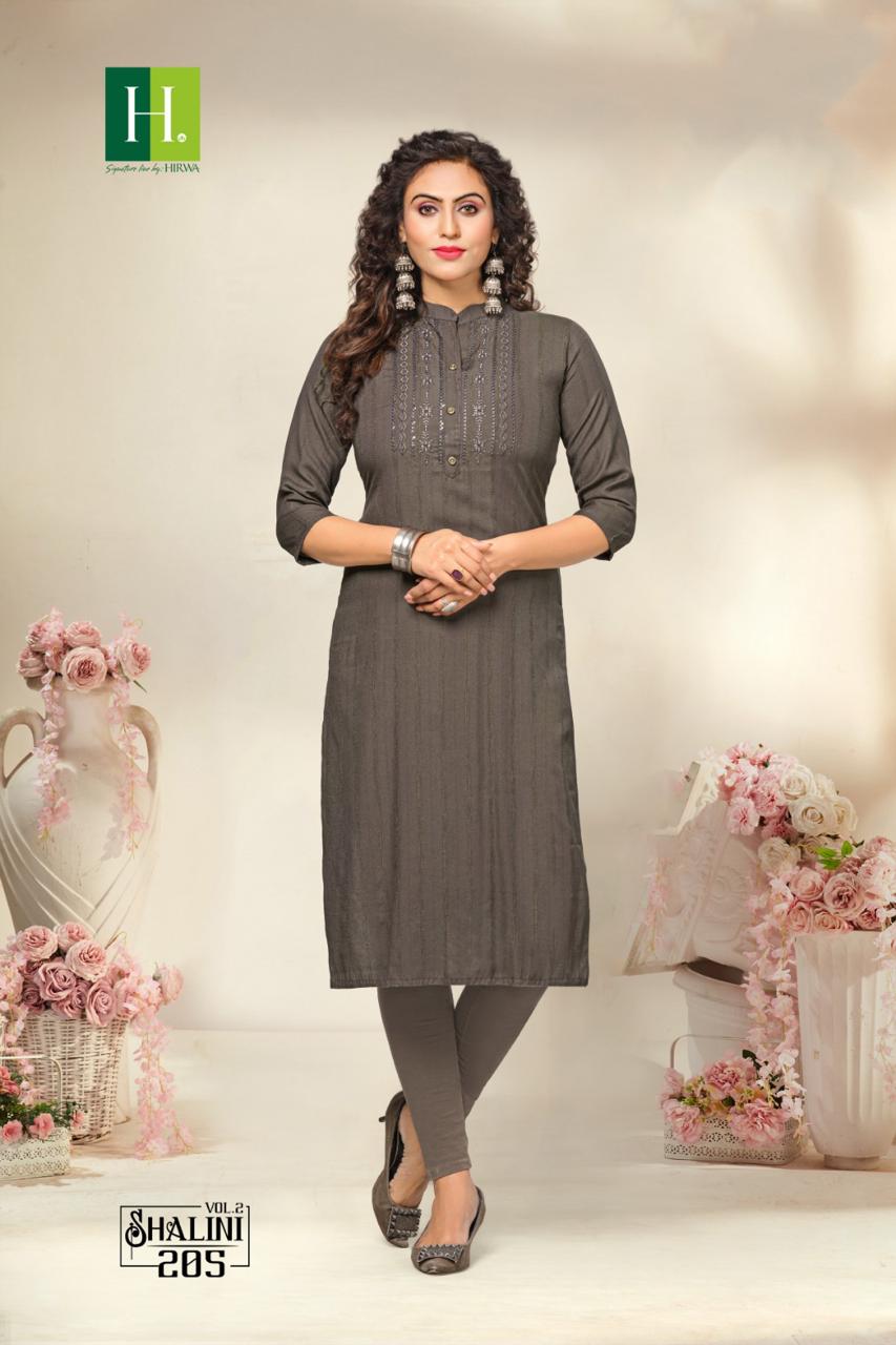 Hirwa Shalini Vol 2 Designer Kurtis Catalog